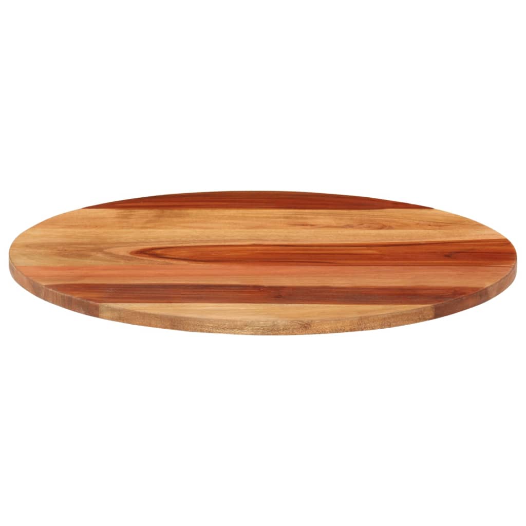Blat de masă rotund, 50 cm, 15-16 mm, lemn masiv de acacia