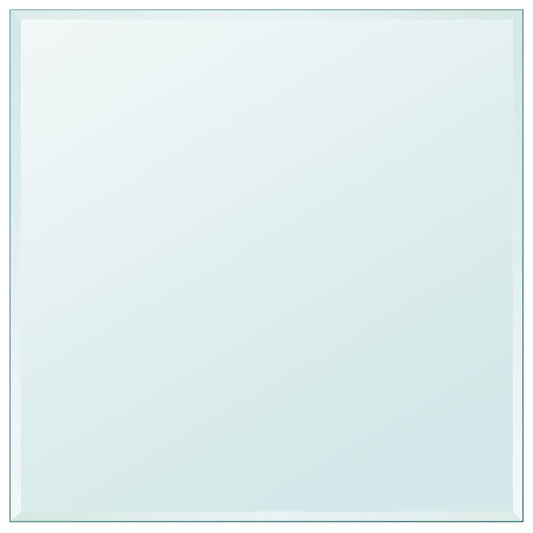 Blat de masă din sticlă securizată pătrat 700 x 700 mm
