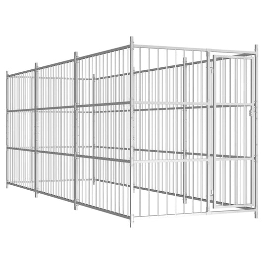 Padoc pentru câini de exterior, 450x150x185 cm