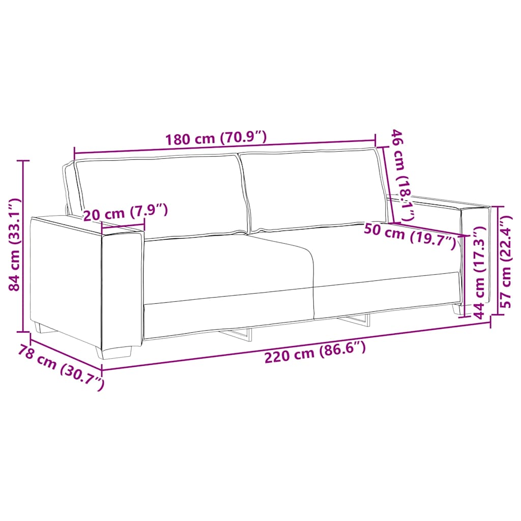 Set de canapele cu perne, 2 piese, gri închis, catifea