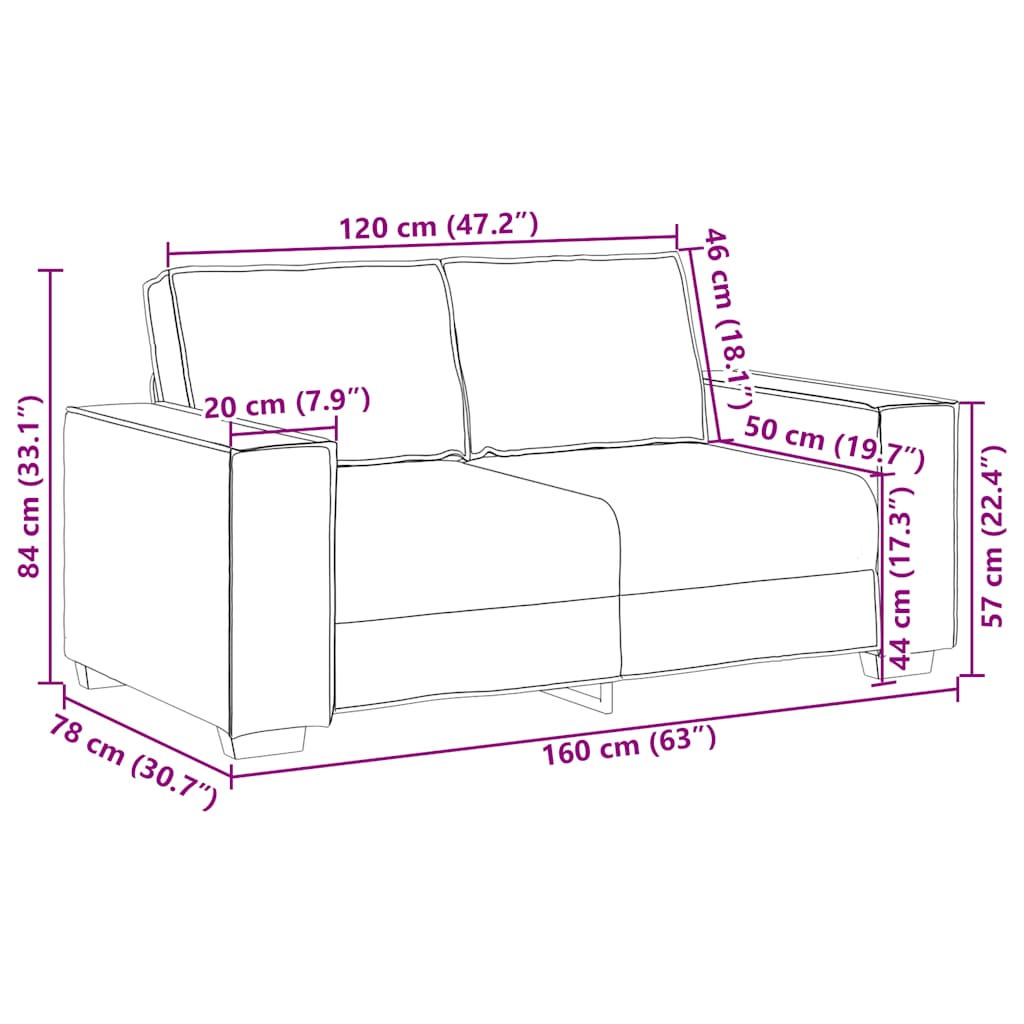 Set de canapele cu perne, 2 piese, negru, catifea